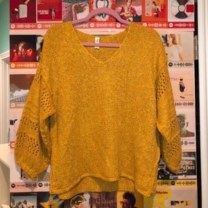 BOHO BALLOON SLEEVE SWEATER